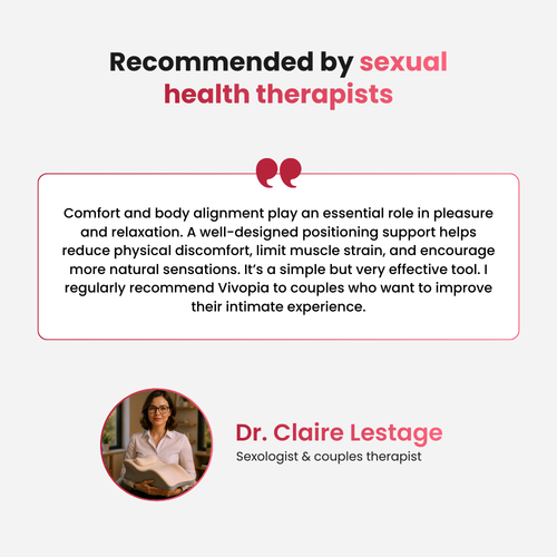 כרית אינטימית ארגונומית למיקום מושלם 